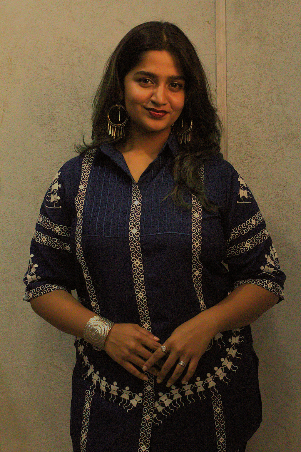 Cotton Designer Cord Set with Hand Thread Work