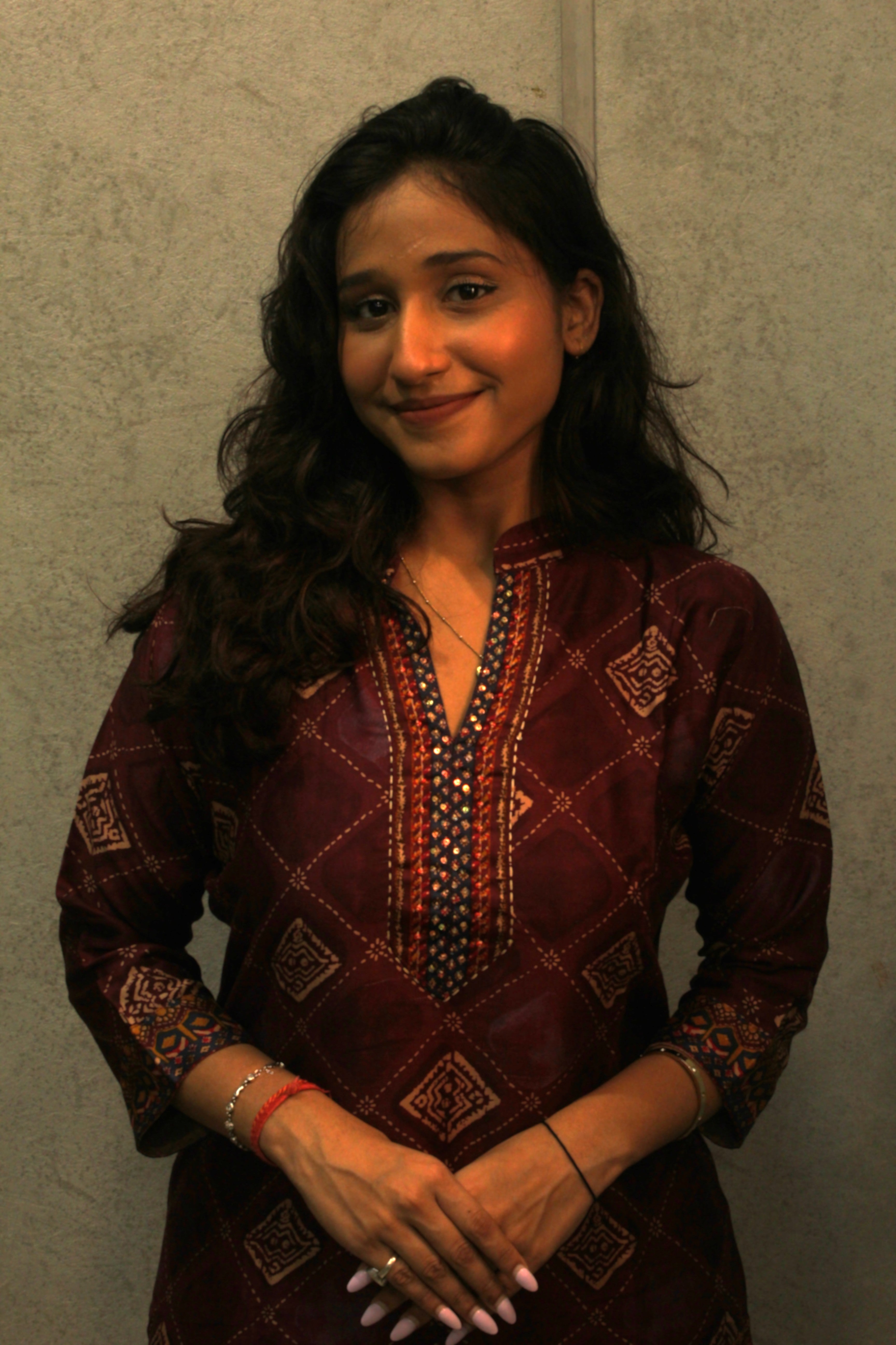 Satin Silk Printed Cord Set